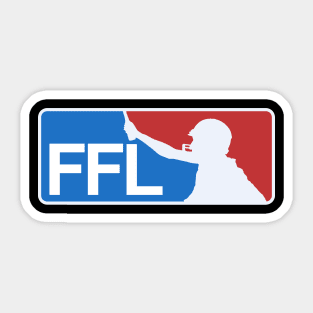 Fantasy Football Logo Tee Sticker